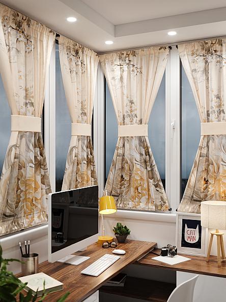 Тюль портьеры для кухни Иомикс - 50 - фото 2