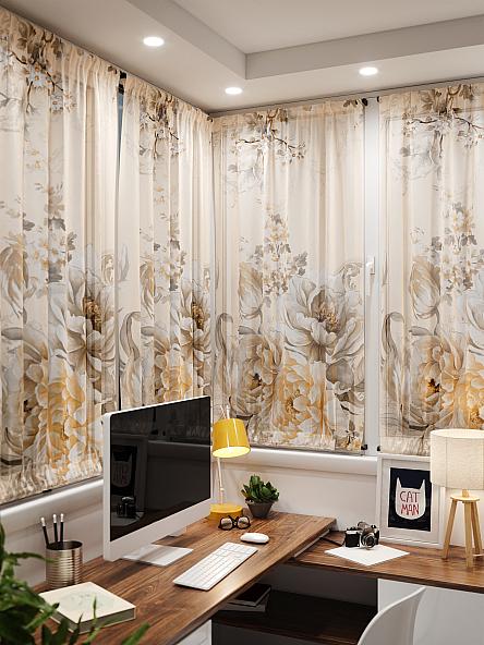 Тюль портьеры для кухни Иомикс - 50 - фото 4