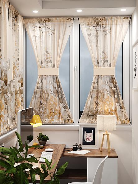 Тюль портьеры для кухни Иомикс - 50 - фото 8