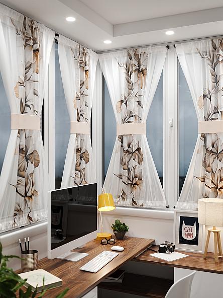 Тюль портьеры для кухни Иомикс - 52 - фото 2