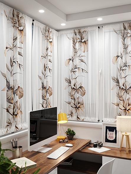 Тюль портьеры для кухни Иомикс - 52 - фото 4