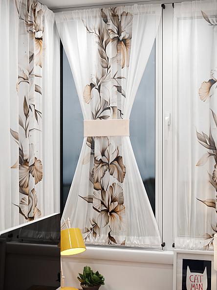 Тюль портьеры для кухни Иомикс - 52 - фото 9