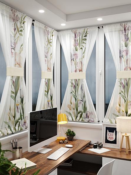 Тюль портьеры для кухни Иомикс - 54 - фото 2