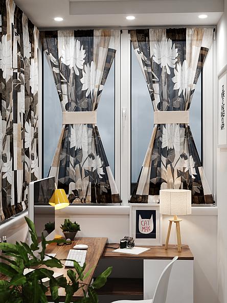 Тюль портьеры для кухни Иомикс - 60 - фото 8