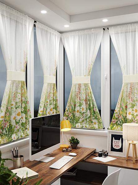 Тюль портьеры для кухни Иомикс - 64 - фото 2