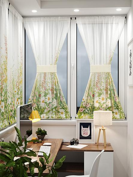 Тюль портьеры для кухни Иомикс - 64 - фото 8