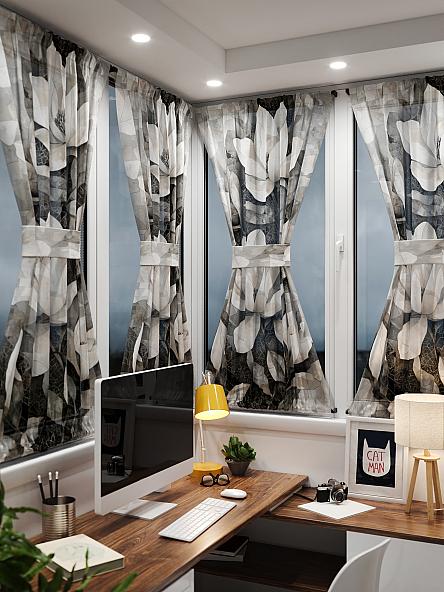 Тюль портьеры для кухни Иомикс - 65 - фото 2