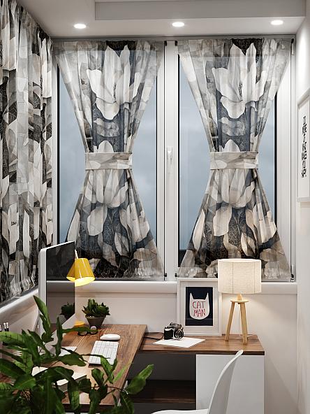 Тюль портьеры для кухни Иомикс - 65 - фото 8