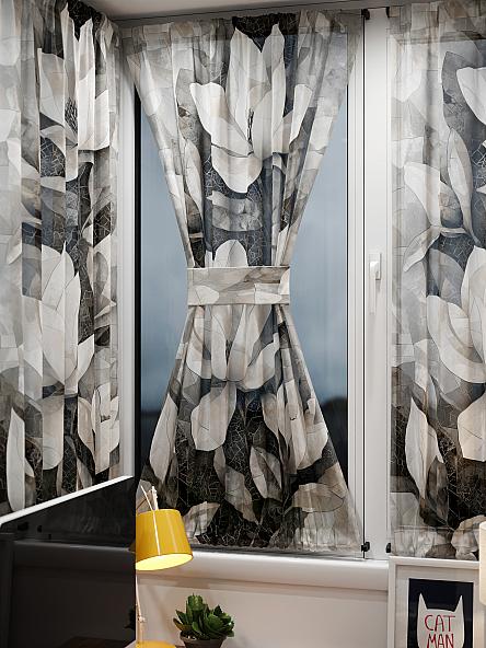 Тюль портьеры для кухни Иомикс - 65 - фото 9