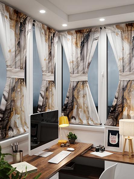 Тюль портьеры для кухни Иомикс - 69 - фото 2