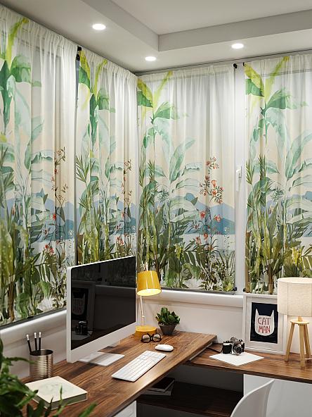 Тюль портьеры для кухни Иомикс - 72 - фото 4