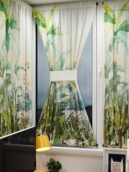 Тюль портьеры для кухни Иомикс - 72 - фото 9