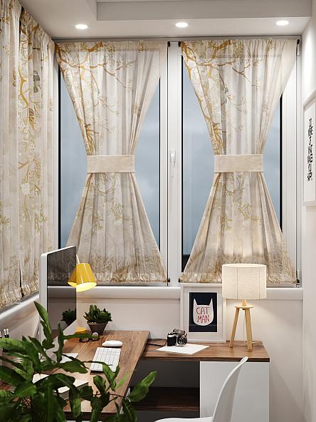 Тюль портьеры для кухни Иомикс - 74 - фото 8