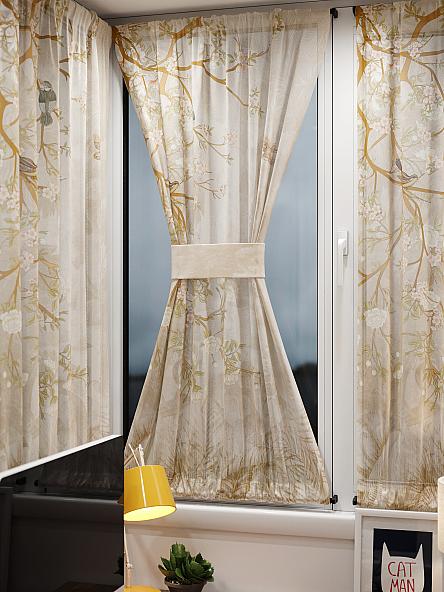 Тюль портьеры для кухни Иомикс - 74 - фото 9