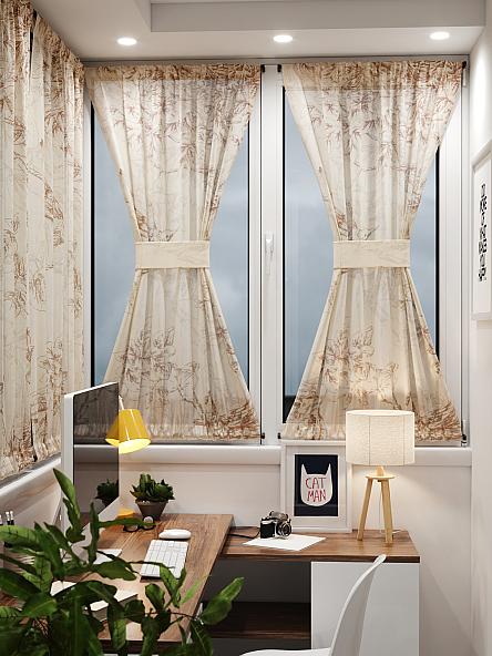 Тюль портьеры для кухни Иомикс - 76 - фото 8