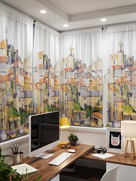 Тюль портьеры для кухни Иомикс - 78 - фото 4