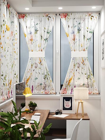 Тюль портьеры для кухни Иомикс - 79 - фото 8