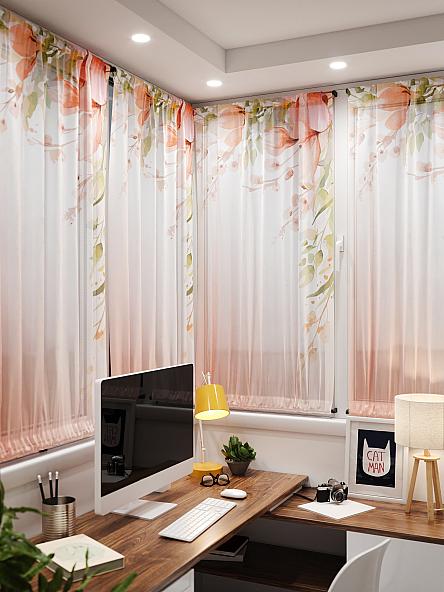 Тюль портьеры для кухни Иомикс - 80 - фото 4