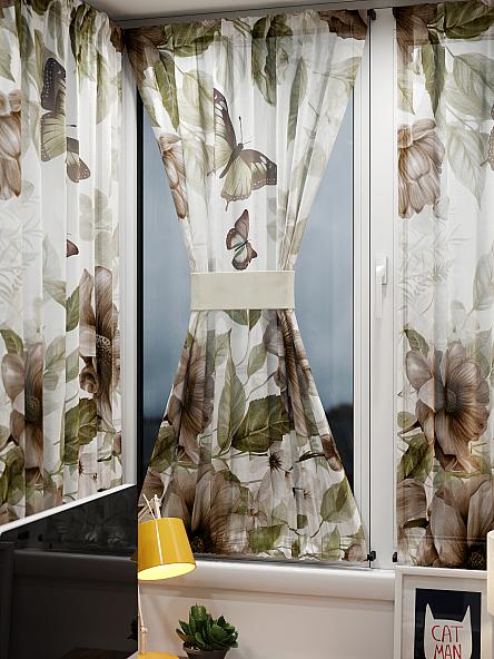 Тюль портьеры для кухни Иомикс - 83 - фото 9