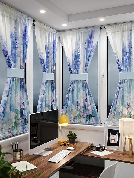 Тюль портьеры для кухни Иомикс - 86 - фото 2