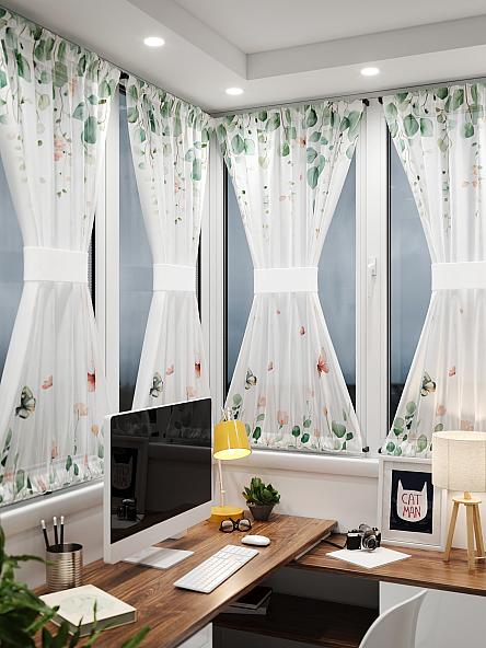 Тюль портьеры для кухни Иомикс - 91 - фото 2