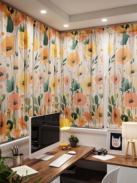 Тюль портьеры для кухни Иомикс - 95 - фото 4