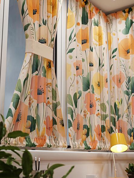 Тюль портьеры для кухни Иомикс - 95 - фото 6