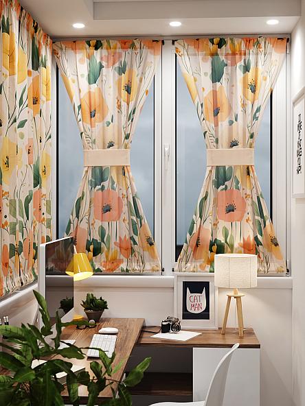 Тюль портьеры для кухни Иомикс - 95 - фото 8