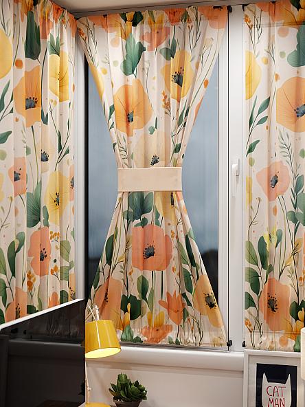 Тюль портьеры для кухни Иомикс - 95 - фото 9