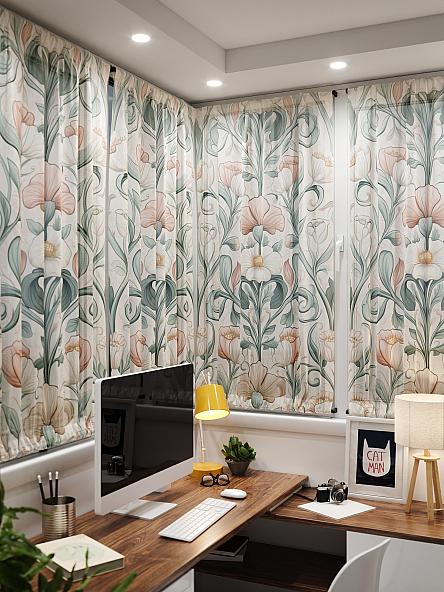 Тюль портьеры для кухни Иомикс - 96 - фото 4