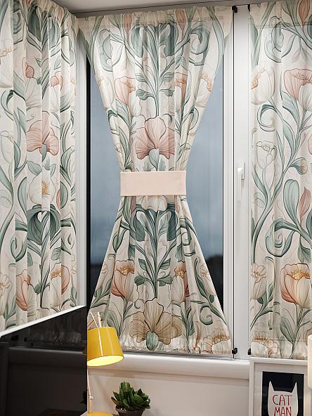 Тюль портьеры для кухни Иомикс - 96 - фото 9