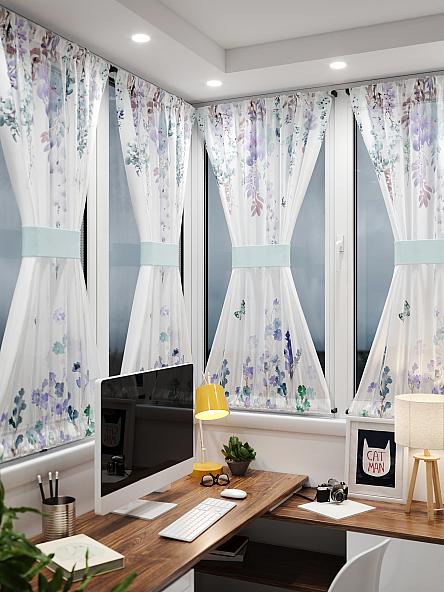 Тюль портьеры для кухни Иомикс - 100 - фото 2