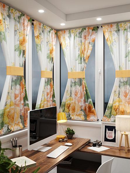 Тюль портьеры для кухни Иомикс - 104 - фото 2