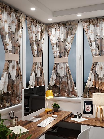 Тюль портьеры для кухни Иомикс - 106 - фото 2