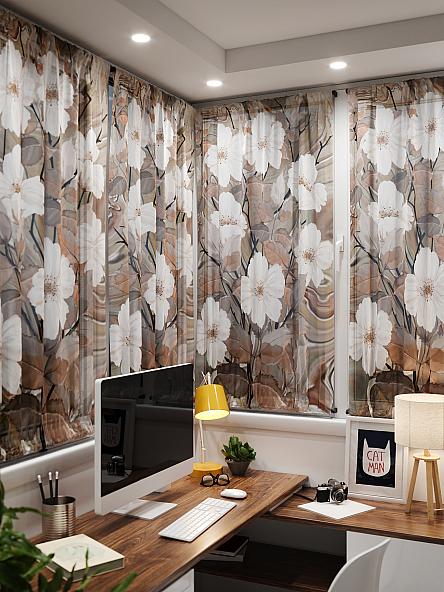 Тюль портьеры для кухни Иомикс - 106 - фото 4