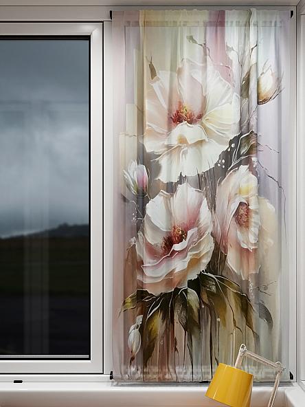 Тюль портьеры для кухни Иомикс - 107 - фото 5