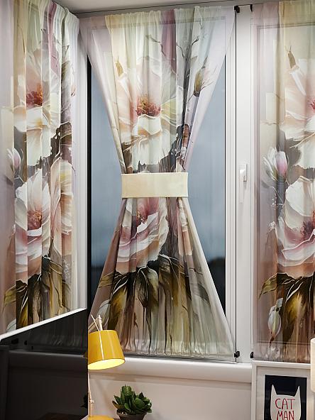 Тюль портьеры для кухни Иомикс - 107 - фото 9