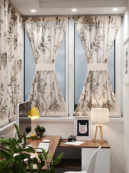 Тюль портьеры для кухни Иомикс - 109 - фото 8