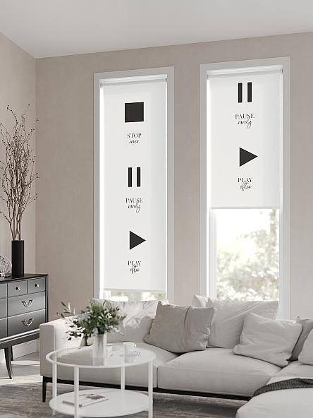 Рулонная штора Теринт - 02 - ширина 47 см - фото 2