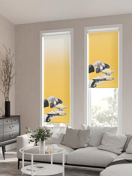 Рулонная штора Теринт - 03 - ширина 47 см - фото 2