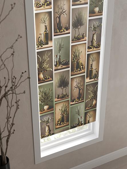 Рулонная штора Теринт - 15 - ширина 47 см - фото 3