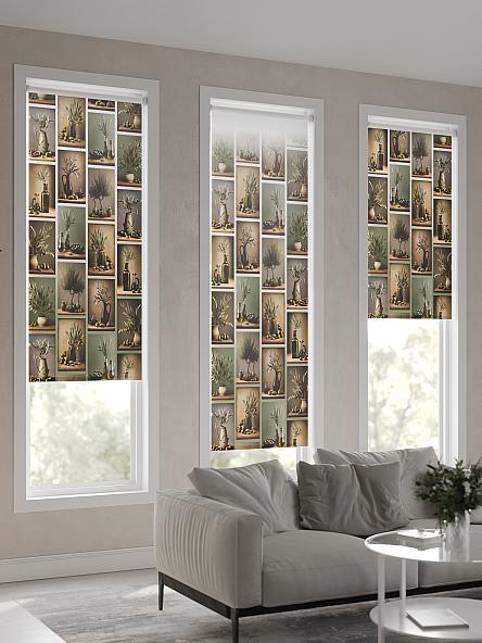 Рулонная штора Теринт - 15 - ширина 47 см - фото 4