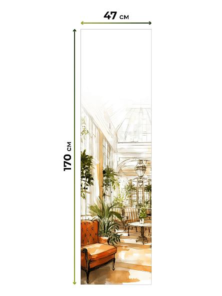 Рулонная штора Теринт - 26 - ширина 47 см - фото 5