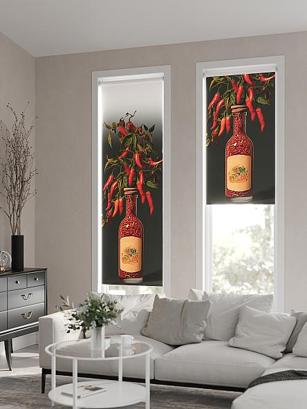 Рулонная штора Теринт - 34 - ширина 47 см - фото 2