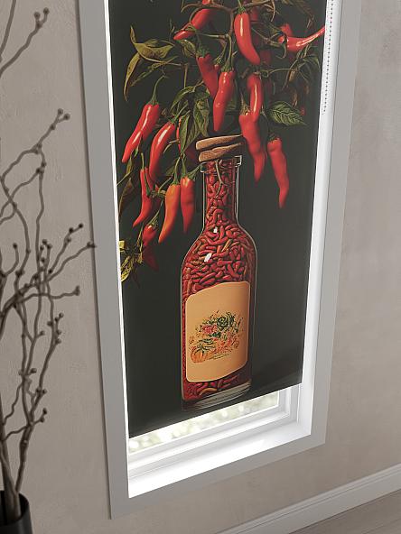 Рулонная штора Теринт - 34 - ширина 47 см - фото 3