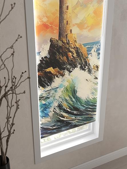 Рулонная штора Теринт - 45 - ширина 47 см - фото 3