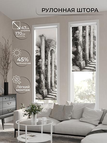 Рулонная штора Теринт - 46 - ширина 47 см