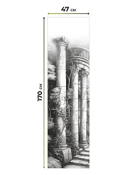 Рулонная штора Теринт - 46 - ширина 47 см - фото 5