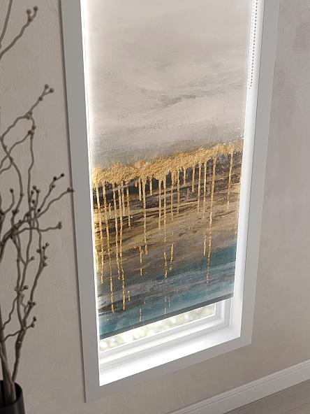 Рулонная штора Теринт - 51 - ширина 47 см - фото 3