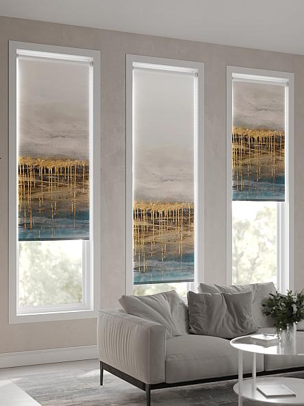 Рулонная штора Теринт - 51 - ширина 47 см - фото 4